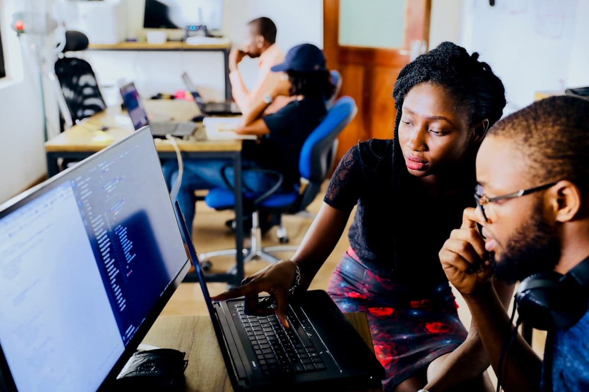 Digital skills training session